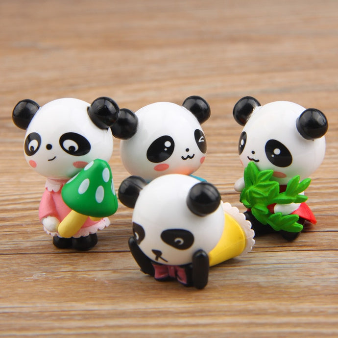 4 pcs/lot Super Cute Pandas