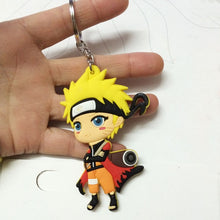 Load image into Gallery viewer, Naruto action figure keychain toys