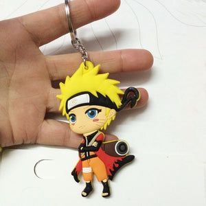 Naruto action figure keychain toys