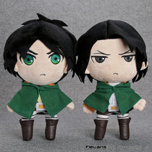 Load image into Gallery viewer, Anime Attack on Titan Eren Rivaille Levi  Plush Toys Soft Stuffed Dolls 11&quot; 27cm