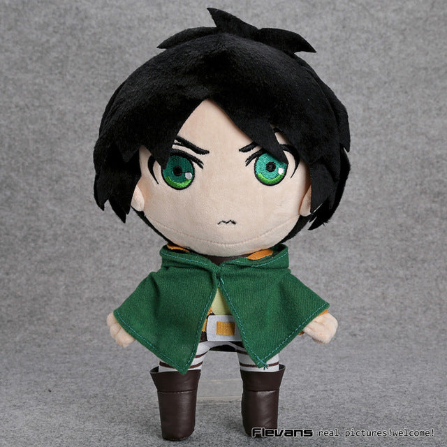 Anime Attack on Titan Eren Rivaille Levi  Plush Toys Soft Stuffed Dolls 11