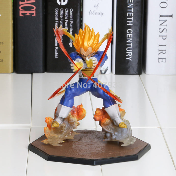 Anime Dragon Ball Z Super Saiyan Vegeta Battle State