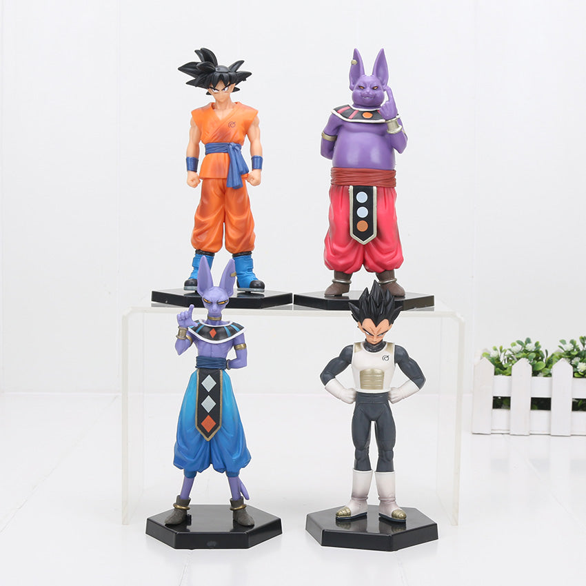 Dragon Ball Z Figures Goku Champa Beerus Vegeta PVC Anime Dragon ball Z Action Figures Model Toys Dragon 2pcs/set