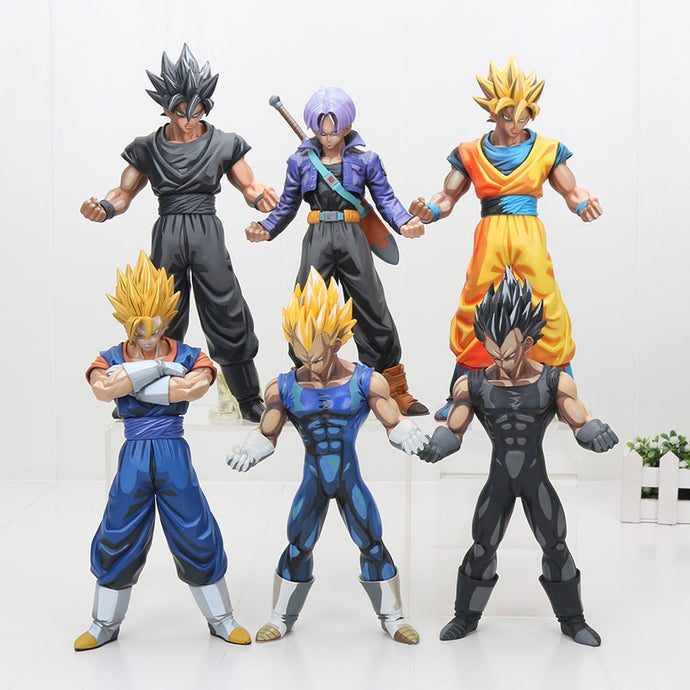 23-26cm Anime Dragon ball Z MSP The Vegeta Manga Ver. Super Saiyan PVC Action Figure Resin Collection Model Toy Gifts