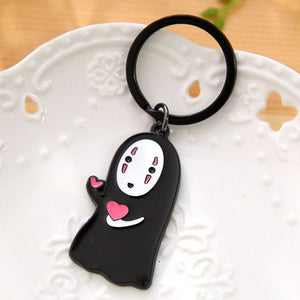 Japan anime Couple Keychain -