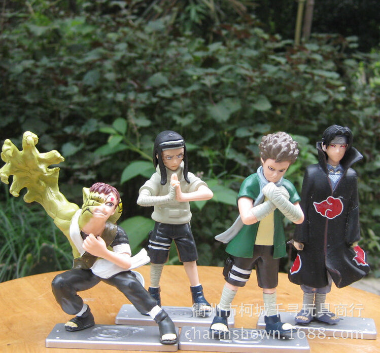 4pcs/set Naruto Gaara Action