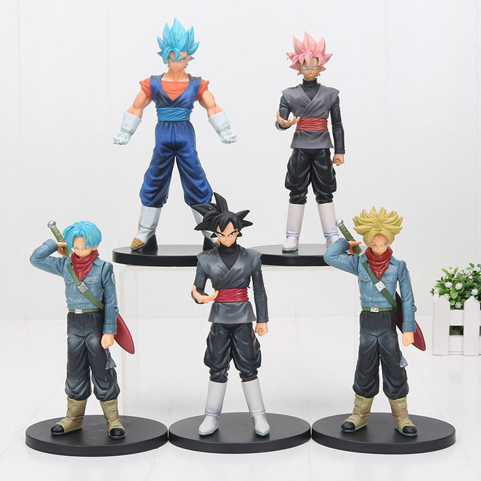 Dragon Ball Super Goku Black Action Figure Zamasu Black Gokou Trunks PVC figure Toy Brinquedos Anime 18CM