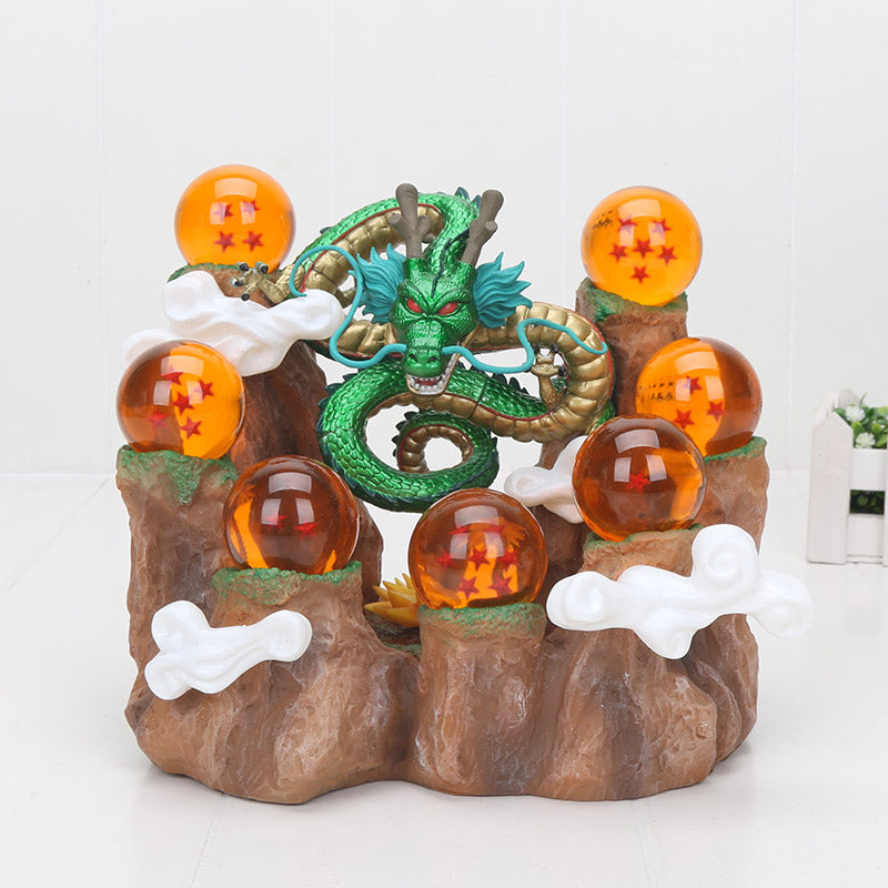 Dragon Ball Z Action Figures Dragon Shenron Anime Dragon Ball Z Collectible Model Toys DBZ With Mountain Shelf