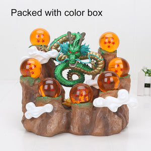 Dragon Ball Z Action Figures Dragon Shenron Anime Dragon Ball Z Collectible Model Toys DBZ With Mountain Shelf