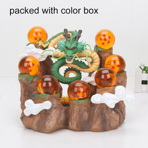 Dragon Ball Z Action Figures Dragon Shenron Anime Dragon Ball Z Collectible Model Toys DBZ With Mountain Shelf