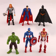 Load image into Gallery viewer, 11cm Action Figure Avengers Super Heros Cartoon Movie Toys girls set Anime Cute Christmas Toys for Children Dolls Kid Figures