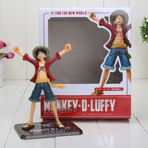 16cm 6.3" Japanese Anime Cartoon One Piece New World Luffy Sir Crocodile Action Figures PVC Toys Doll Model Collection