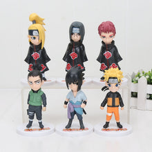 Load image into Gallery viewer, Anime Naruto 20 Edition 6pcs/set Uzumaki Naruto Hatake Kakashi PVC Action Figure Collectible Model Toy 8-12cm