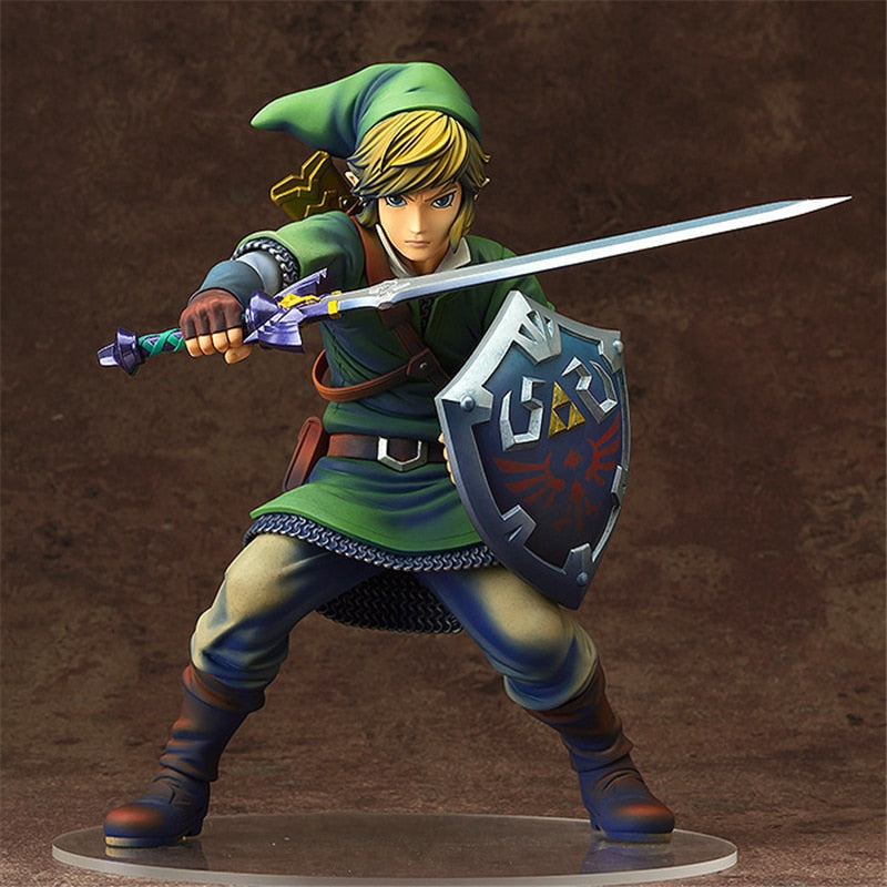 Anime The Legend of Zelda Link PVC Action Figures Collectible Model Toys 20cm KT3654