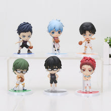 Load image into Gallery viewer, 2 Style 6pcs/set Anime Kuroko&#39;s Basketball Kuroko no Basuke Edition PVC Action Figure tetsuya Basket Collection Model Toy