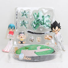 Load image into Gallery viewer, 20cm Anime Dragon Ball Z Vegeta &amp; Bulma Baby Trunks Wedding Day Vegeta Family Figure Model Toys