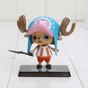 Anime One Piece Action Figures 2 Years Later Luffy Law Benn Zoro Sanji Usopp Brook Franky Nami Chopper PVC figures dolls