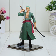 Load image into Gallery viewer, Anime One Piece Action Figures 2 Years Later Luffy Law Benn Zoro Sanji Usopp Brook Franky Nami Chopper PVC figures dolls