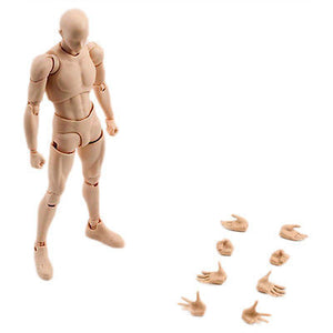 Simulation Manikin Wooden Mini Human Body Model Anime Figure Drawing Tools