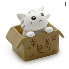 Load image into Gallery viewer, Cute Cheese Cat Cartoon Anime Figure Resin Kid Toys Christmas Gifts