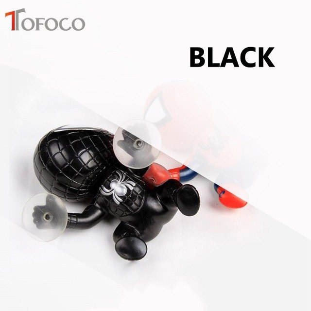 TOFOCO Kawaii Red/Black Sucker Spiderman