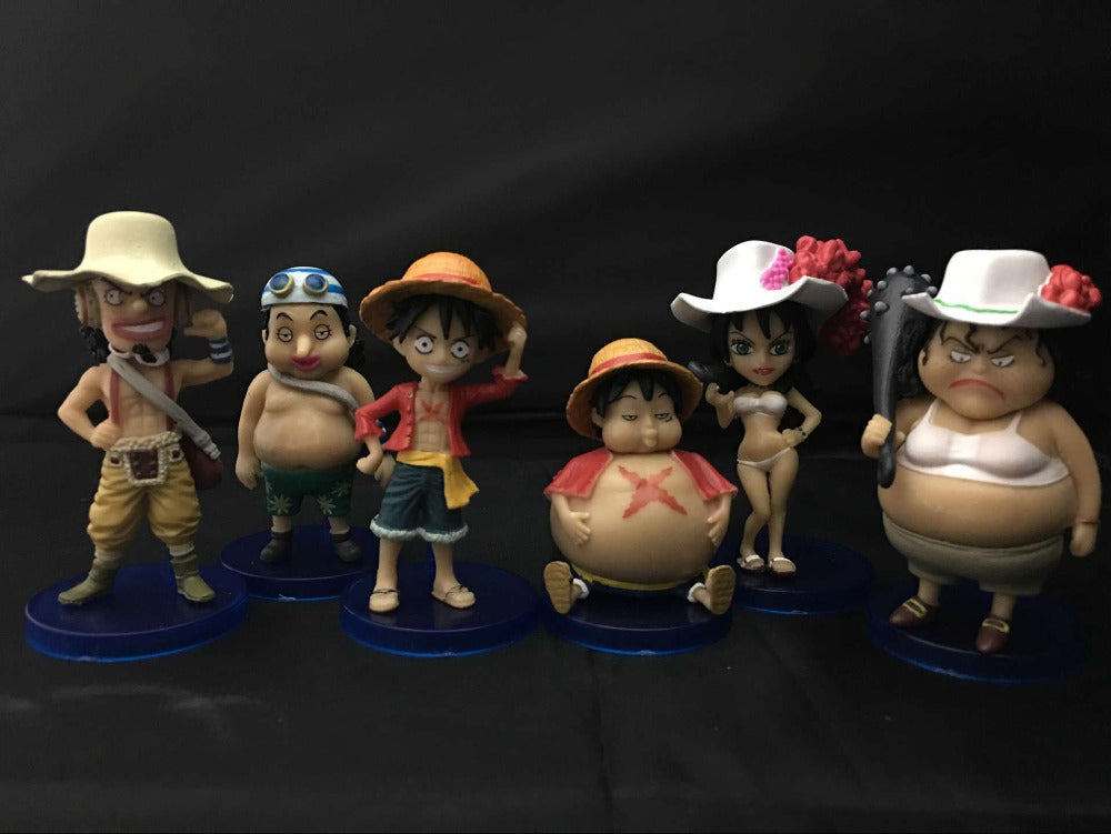 6-7cm One Piece Luffy Anime